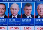 Putin Unggul Dalam Pilpres Rusia Dengan 87 Persen Suara
