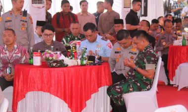 Kasdim 0301 PBR Hadiri Undangan Halal Bihalal Bersama Kapolda Riau 