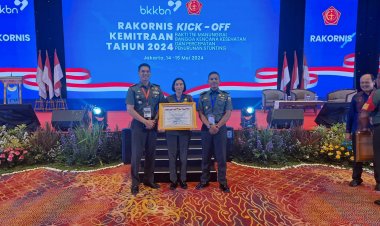 Kodim 0301/Pbr Memperoleh Penghargaan Bangga Kencana Dari BKKBN
