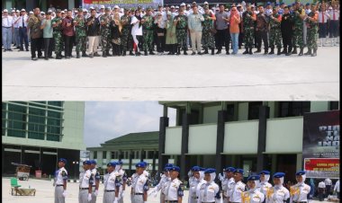 Lomba PBB Tingkat SMP dan SMA Resmi Dibuka Kasdim 0301/Pbr