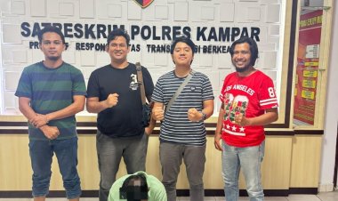 Ayah Tiri di Kampar Hulu Tegas Cabuli Anak Tiri Diamankan Polres Kampar