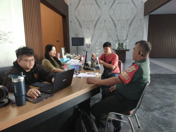 Pastikan Prosedur K3 Berjalan,Kodim 0301/Pbr Lakukan Komsos di PT Platinum