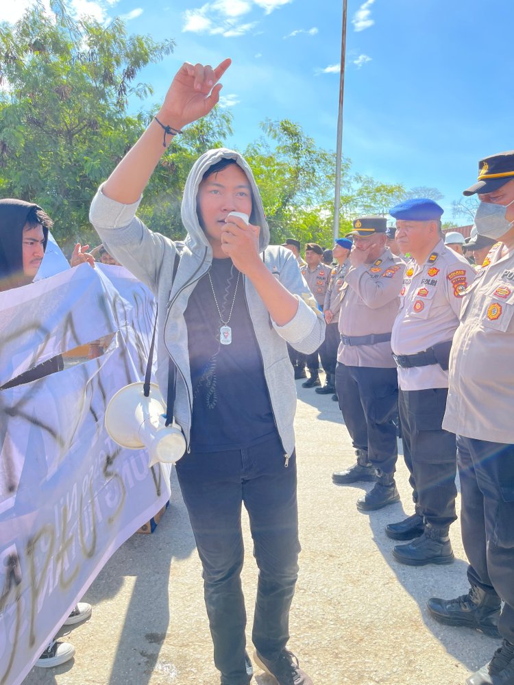 Aksi demo KMPKS Tidak di respon  PT RAPP di nilai anti kritik 