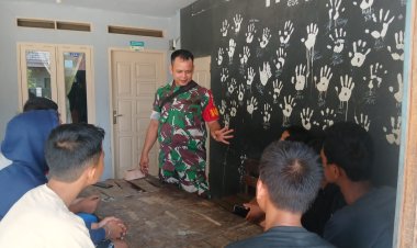 Babinsa Kodim 0301/Pbr Beri Edukasi Bahaya Narkoba kepada Remaja Umban Sari