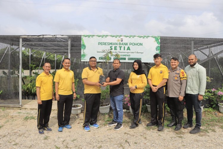 Polres Kampar Ingatkan: Jaga Pohon, Jaga Kehidupan