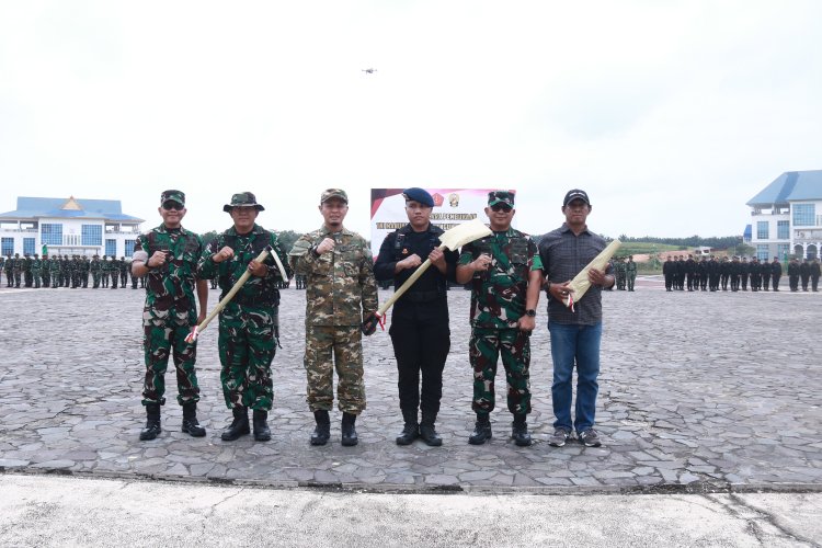 TMMD ke-127 Resmi Dimulai, TNI dan Warga Bersatu Bangun Desa di Pekanbaru