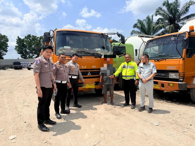Satlantas Polres Kampar Berhasil Amankan Sopir Tabrak Lari Kurang Dari 24 Jam Di Desa Kota Perambanan 