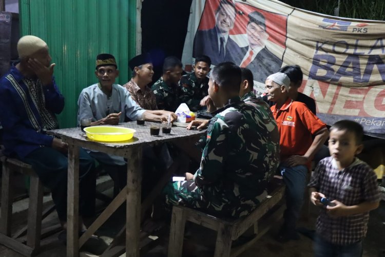 Secangkir Kopi, Sejuta Kebersamaan Satgas TMMD ke-127 Kodim 0301/Pekanbaru di Tenayan Raya