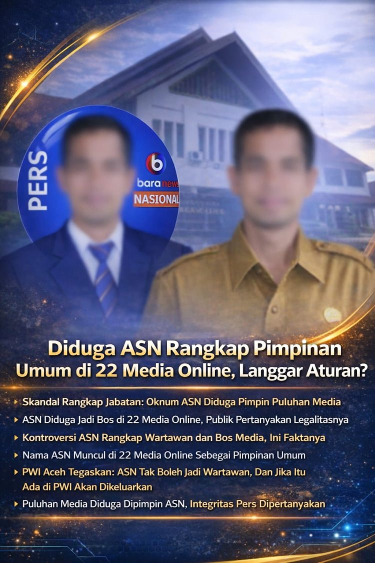 ASN Diduga Kuasai 22 Media Online