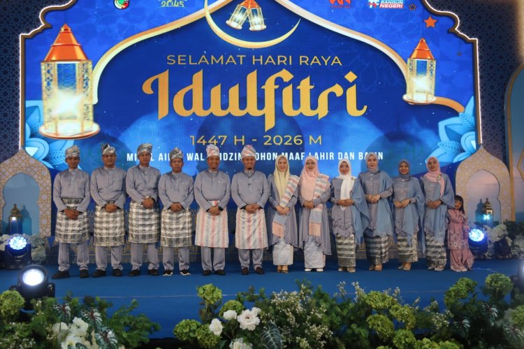 Dandim 0301/Pbr Hadiri Open House Idul Fitri 1447 H di Kediaman Walikota Pekanbaru