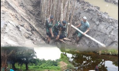 Kodim 0301/Pekanbaru Wujudkan Jembatan Garuda untuk Dukung Mobilitas Warga