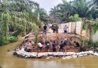 Jembatan Garuda Armco Tahap I Dikebut, Kolaborasi TNI dan Warga Percepat Pembangunan