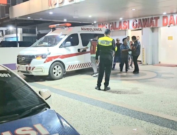 Dramatis, Sat PJR Ditlantas Polda Riau Kawal Ambulans Pasien Kritis, Berhasil Tiba Tepat Waktu