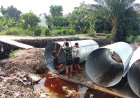 Pengecoran, Pemasangan Armco, hingga Pembersihan Material, Progres Jembatan Garuda Terus Berlanjut