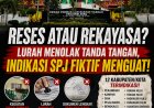 RESes atau REkayasa? Dugaan SPJ Fiktif DPRD Riau Menguat, Lurah Menolak Tanda Tangan, APH Diminta Bertindak