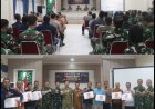 Tim Penyuluh Mabes TNI Edukasi Warga Payung Sekaki Cegah Karhutla, Sembako Disalurkan kepada Warga Terdampak